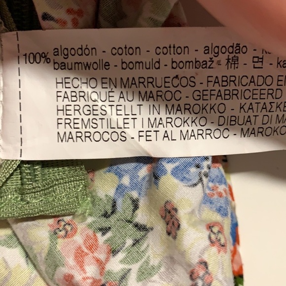 NWT. Zara Cotton Floral Print Top. Size S. - Picture 6 of 7